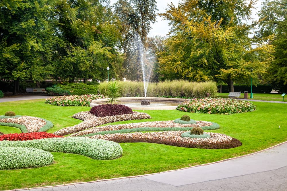 نافورة الحديقة